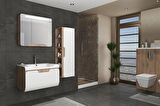 TALES 80 CM BANYO DOLABI DORADO/BEYAZ - BOY DOLAP HARİÇ 