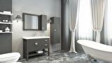 HELEN 100 CM BANYO DOLABI ANTRASİT - BOY DOLAP HARİÇ 