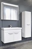 MAUNA 80 CM BANYO DOLABI BEYAZ - BOY DOLAP HARİÇ 
