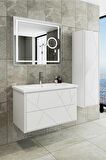 KİEV 80 CM BANYO DOLABI BEYAZ - BOY DOLAP HARİÇ 