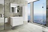 KİEV 80 CM BANYO DOLABI BEYAZ - BOY DOLAP HARİÇ 