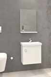 MICRA 50 CM BANYO DOLABI - BEYAZ