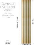 Brano Home 60X280 Duvar Paneli Lambiri Desen ,salon,duvar,tv Ünitesi-Meşe,Siyah