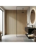 Brano Home 60X280 Duvar Paneli Lambiri Desen ,salon,duvar,tv Ünitesi-Meşe,Siyah
