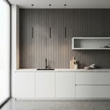 Brano Antrasit Desenli Duvar Lambiri 60x280 Cm-Kendinden Yapışkanlı