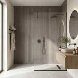 Brano Antrasit Desenli Duvar Lambiri 60x280 Cm-Kendinden Yapışkanlı