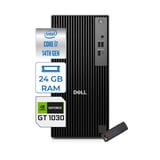 Dell Pro Tower QCT1250 Intel Core I7 14700 5.4ghz 24GB Ddr5 256GB SSD 23,8 Inç Monitör Windows 11 Home Nvidia GT1030 4gb Masaüstü Bilgisayar 24QCT1250I7GT1030H11 + Zetta Flash Bellek
