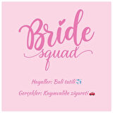 22 Adet Bride Kart - Bekarlığa Veda Kartı -Bride Eğlence Kartı - Motto Kart - 10x10 Kalın Kart
