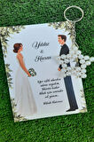 30 Adet Wedding Design İnci Yıldız Anahtarlık - Nikah Hatırası - Nikah Hediyeliği 