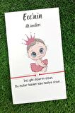 30 Adet Kişiye Özel Yazılı Şans Bilekliği - Diş Buğdayı Partisi - Doğum Günü Hediyesi - Bebek Hediye