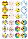 Emoji Sticker - Paketleme Sticker - Emoji Etiket - Gülen Yüz Sticker - Laptop Sticker