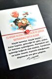 5 Adet 23 Nisan Hediye Bileklik - Atatürk ve Çocuk Temalı Kuşe Kart - 23 Nisan Hediye -  Jelatinli