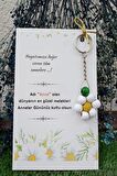 5 Adet Papatya Temalı Anneler Günü Papatya Anahtarlık- Anneler Günü Hediyesi - 