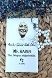 15 Adet Kadınlar Günü Hediye | Zübeyde Hanım Kartlı İnci Yıldız Anahtarlık - Kadınlar Günü Hediye 