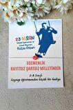 40 Adet Atatürk Salıncak Konsept 23 Nisan Bileklik - Kişiye Özel Yazı -23 Nisan Çocuk Bayramı Hediye