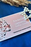 Women's Day- 5 Adet İnci Yıldız Anahtarlık - Kadınlar Günü Hediyesi