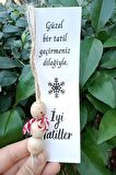 10 Adet Kardan Adam İyi Tatiller Okul Hediyesi - Sömestr Hediye - Jelatinli