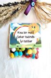 10 Adet İyi Tatiller Hediyesi - Hediye Draje Şeker - Okul Hediyesi - Sömestr Hediyesi