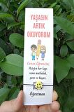 40 Adet Yaşasın Artık Okuyorum Yazılı Emoji Bileklik - Karne Hediyesi - İsim Yazılır