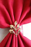 6 Adet Gold Sarmaşık Metal Peçete Halkası - Napkin Ring - Table Decor