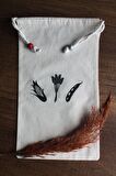 20x30cm - 2 Adet Keten Bakliyat Çok Amaçlı Kese - Saklama Torbası - Tarhana & Pirinç  Torbası