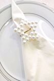 6 Adet Pearl Golden Metal Halkalı Yıldız Peçete Yüzüğü