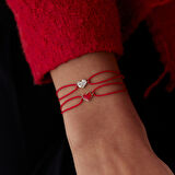 Kalp Taşlı İp Bileklik