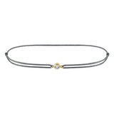 Koç Burcu White Topaz İpli Bileklik