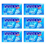 Vivident 45 dk Cüzdan Sakız Naneli 26 gr x 6 Adet