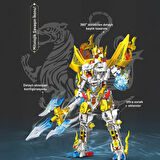 White Tiger Çin Ejderi Figür Yapı Bloğu Seti