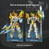 White Tiger Çin Ejderi Figür Yapı Bloğu Seti