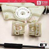 VW Golf MK4 1J1 1997-2006 2/3 Kapı HB Coupe 1J3837461 İçin Elektrikli Sol Kapı Cam Kriko Tamir Seti