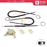 Mercedes Vito Viano Mixto MK2 W639 2003-2010 6397200146 İçin Ön Sağ Kapı Cam Kriko Tamir Seti