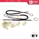 Mercedes Vito Viano Mixto MK2 W639 2003-2010 6397200146 İçin Ön Sağ Kapı Cam Kriko Tamir Seti