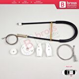 VW New Beetle Cabriolet 03 10 İçin Sağ Arka Sürgülü Cam Tamir Takımı