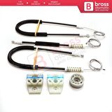 Seat Ibiza MK4 6J8 6P8 6J5 6P1 2008-2017 5-Kapı 6J4837402 İçin Elektrikli Ön Sağ Cam Kriko Tamir Set