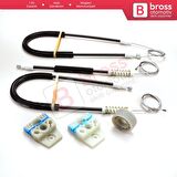 Seat Ibiza MK4 6J8 6P8 6J5 6P1 2008-2017 5-Kapı 6J4837402 İçin Elektrikli Ön Sağ Cam Kriko Tamir Set