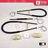 Citroen C4 Picasso MK1 UD Grand UA 2006-2013 MPV 9221CV İçin Elektrikli Ön Sol Cam Kriko Tamir Seti