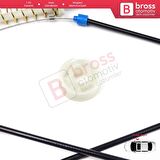 Opel Astra J P10 MK6 2009-2016 4/5 Kapı 13350757 İçin Ön Sol Kapı Cam Kriko Tamir Seti