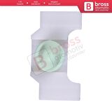 VW için 10 Adet Yan Pervaz Klipsi, Beyaz 1H0853585A