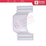 VW için 10 Adet Yan Pervaz Klipsi, Beyaz 1H0853585A