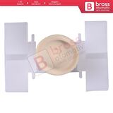 BMW için 10 Adet Yan Çıta Klipsi, Beyaz 51131960054