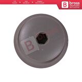 VW için 10 Adet Döşeme Paneli Klipsi Koyu Gri 7018672991YZ