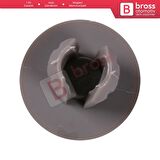 VW için 10 Adet Döşeme Paneli Klipsi Koyu Gri 7018672991YZ