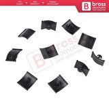 Opel Vauxhall GM İçin 10 Adet Kaput İzolasyon Tutucusu Siyah 1162488, 1162642, 90355604