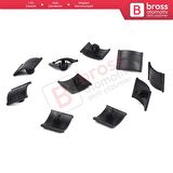 Opel Vauxhall GM İçin 10 Adet Kaput İzolasyon Tutucusu Siyah 1162488, 1162642, 90355604