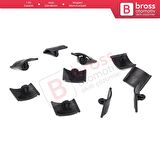 Opel Vauxhall GM İçin 10 Adet Kaput İzolasyon Tutucusu Siyah 1162488, 1162642, 90355604