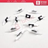 Honda Acura İçin Cam Kenar Üst Çıta Klipsi 91528 SR4 003