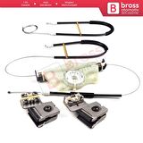 VW Golf MK4 Jetta Bora A4 1J 4/5 Kapı 1JM898462 İçin Sağ Ön Cam Kriko Metal Klips Tamir Seti