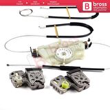 VW Golf MK4 Jetta Bora A4 1J 4/5 Kapı 1JM898462 İçin Sağ Ön Cam Kriko Metal Klips Tamir Seti